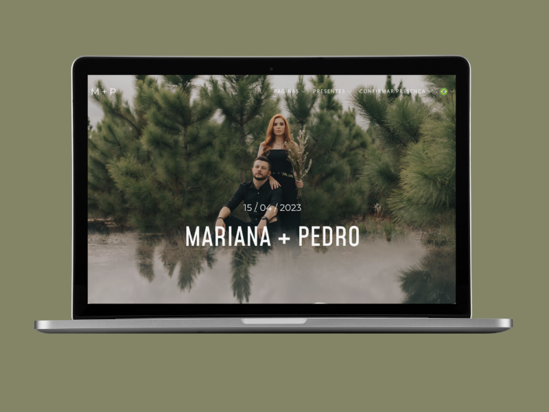 Site de casamento iCasei usado por Mariana e Pedro