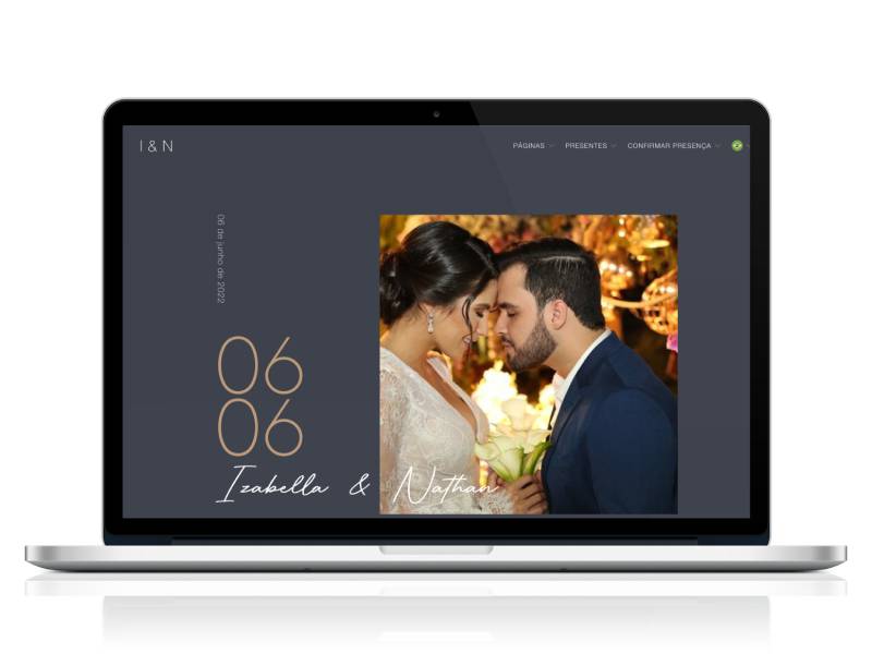 Site de casamento Nathan Camargo e Izabella Camargo no iCasei
