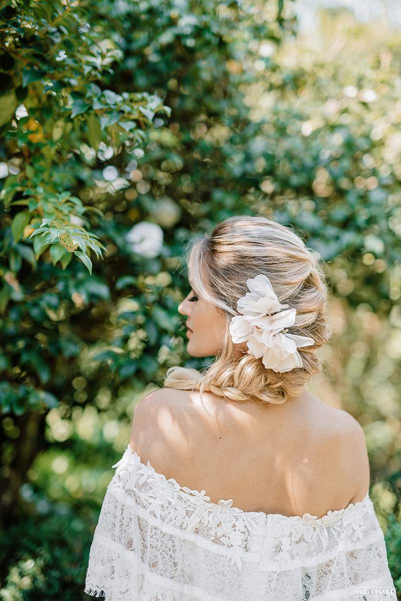 editorial casamento no campo look romântico minimalista