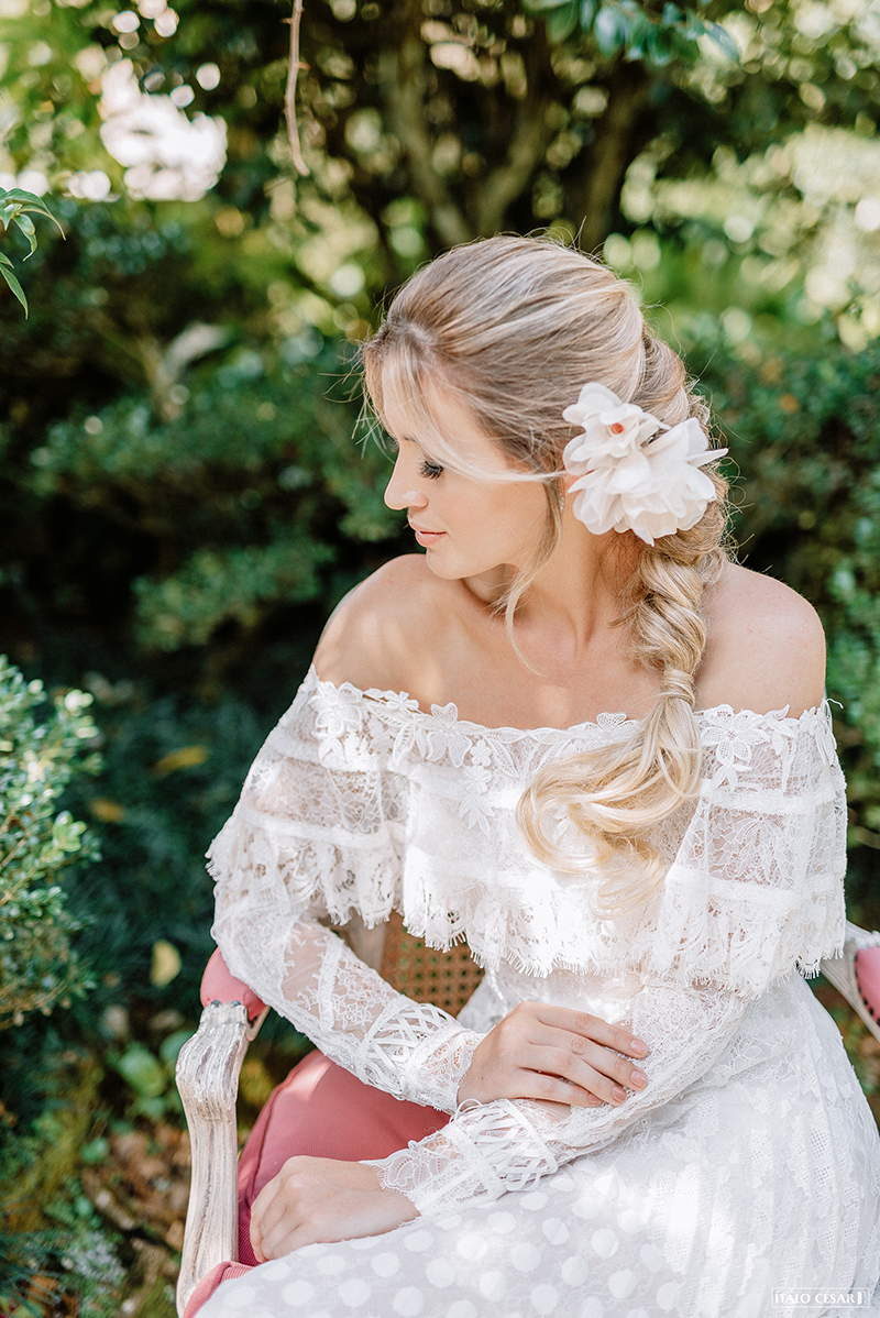 editorial casamento no campo caimento fluido ao ar livre