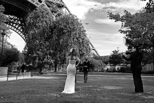 cerimonia de casamento torre eiffel