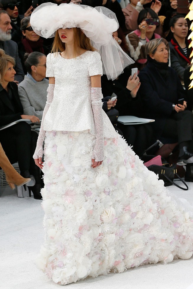 Chanel Alta Costura Paris 2015 Vestido Noiva Chanel Alta Costura Paris 2015 Vestido Noiva