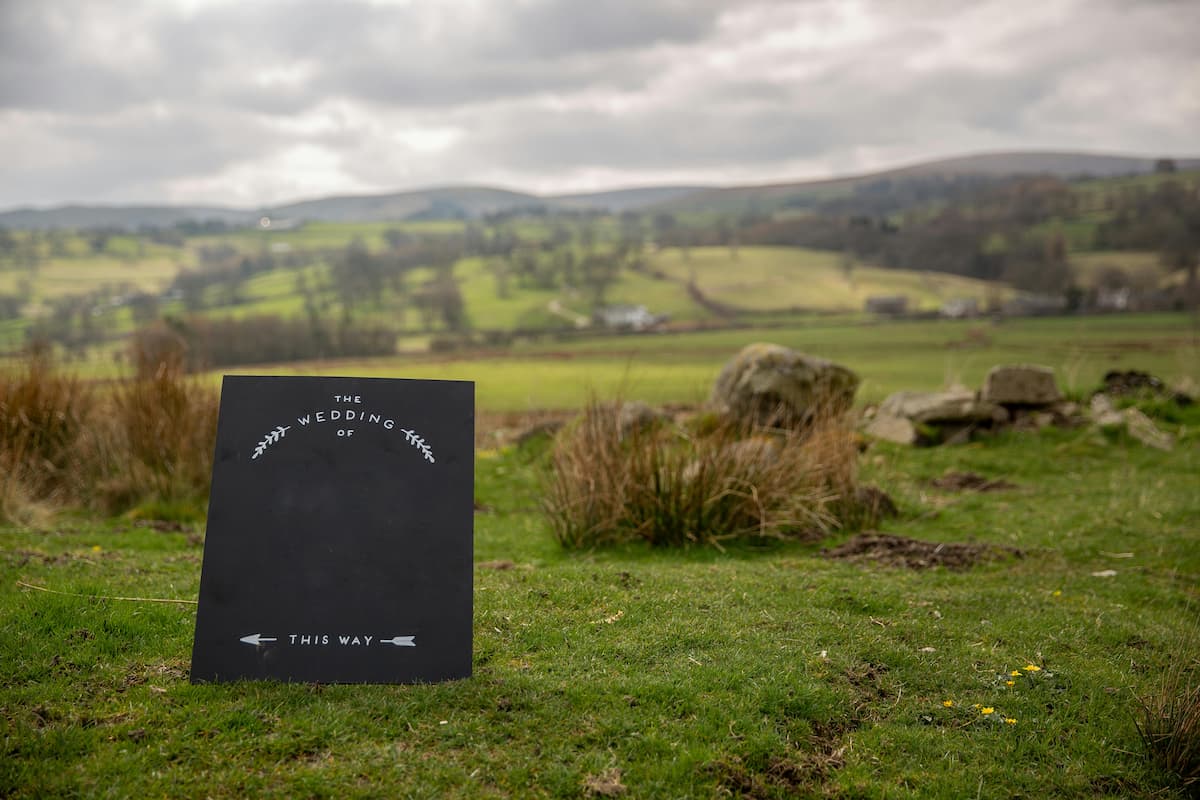 Mapa de casamento em montanha.||