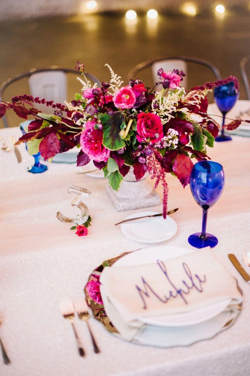 decoração-azul-e-marsala