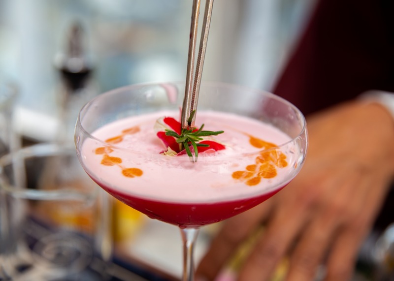 Drink rosado.