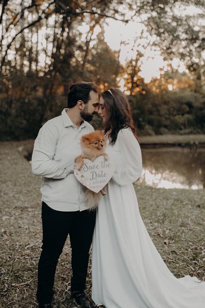 Pedido de casamento criativo no elopement wedding Tatiane e Marlon
