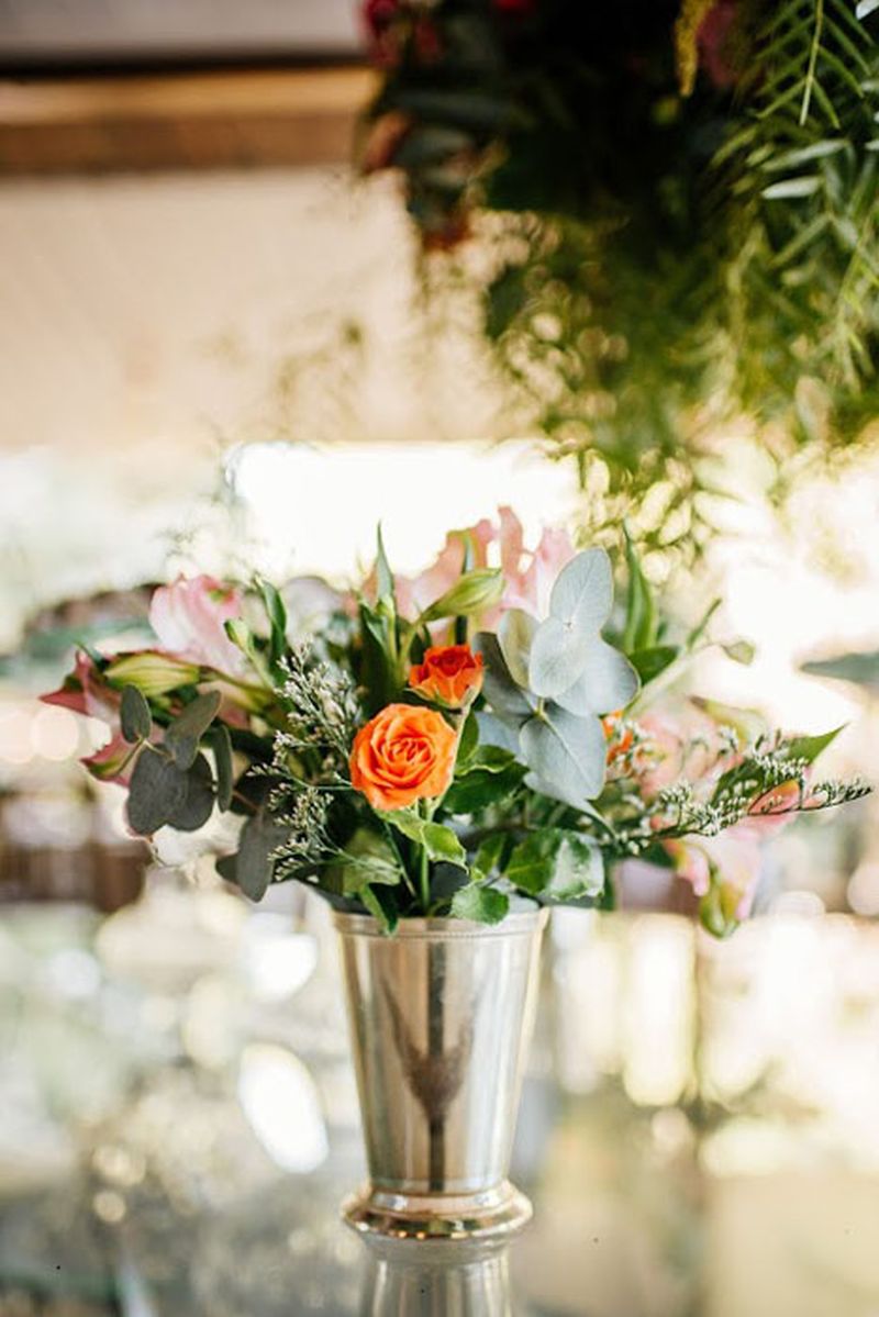 flores para casamento - arranjo laranja da Flora de Série