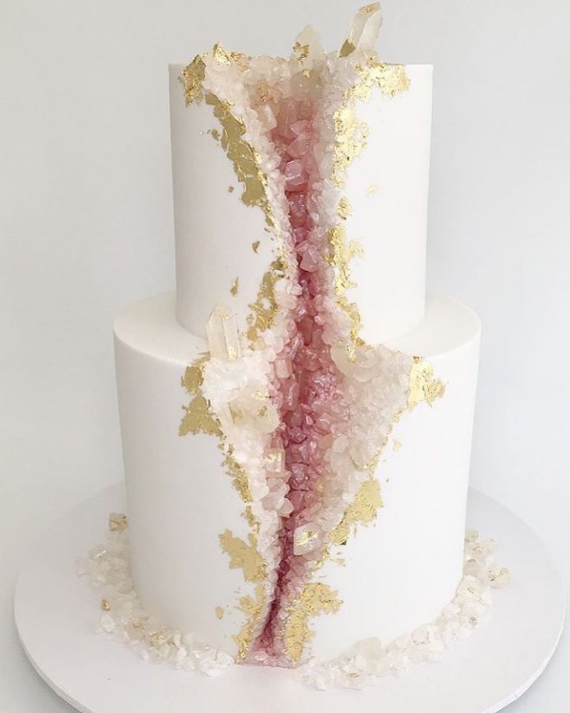 bolo geode cake inspiração 15