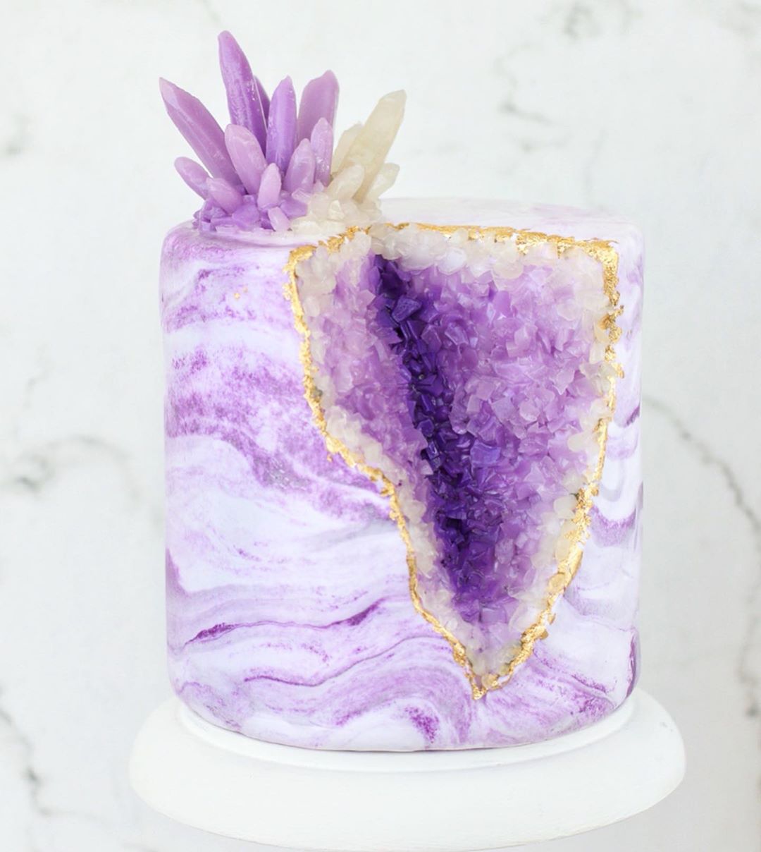 bolo geode cake inspiração 17