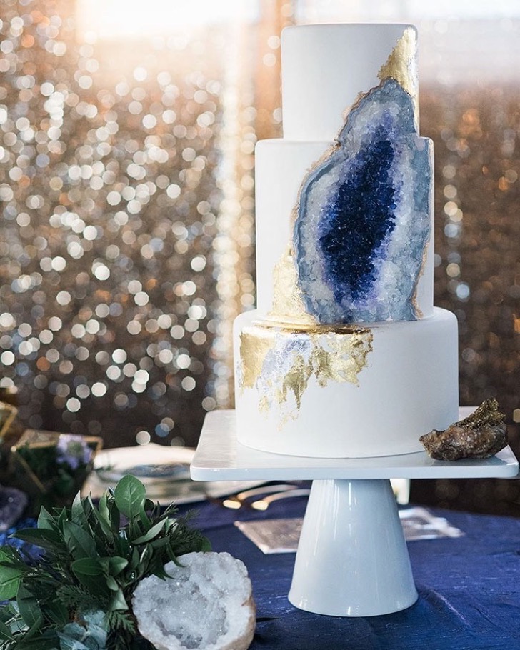bolo geode cake inspiração 3