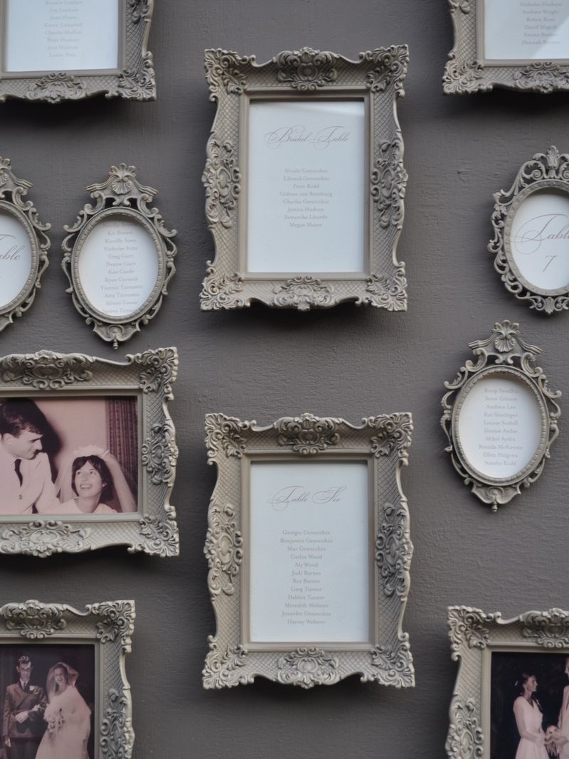 porta-retratos homenagem casamento