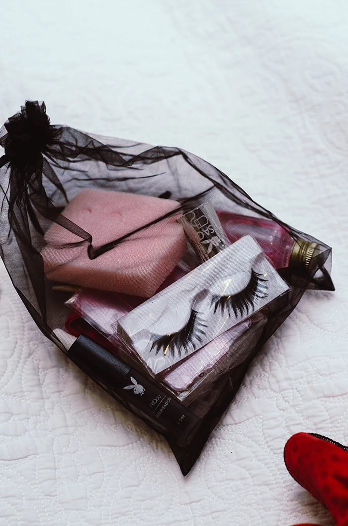 mini produtos de beleza lembrancinha chá de lingerie