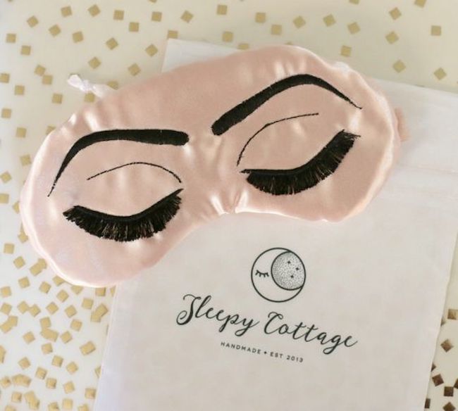 máscara de dormir lembrancinha chá de lingerie