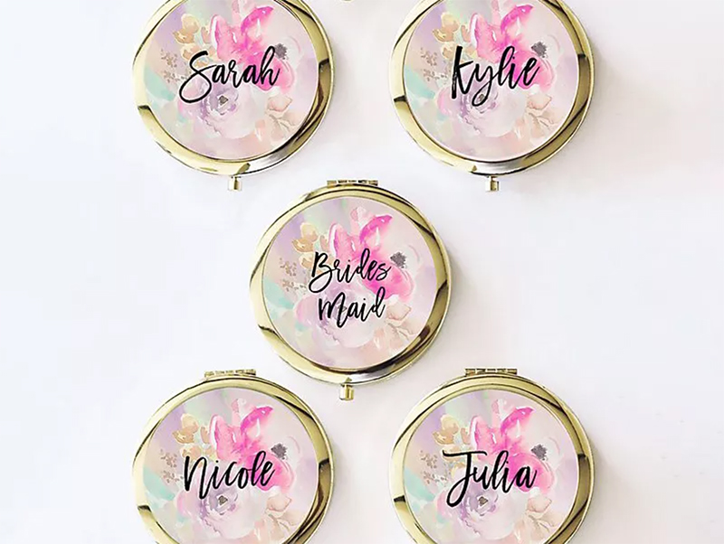 espelhinho de bolsa lembrancinha chá de lingerie