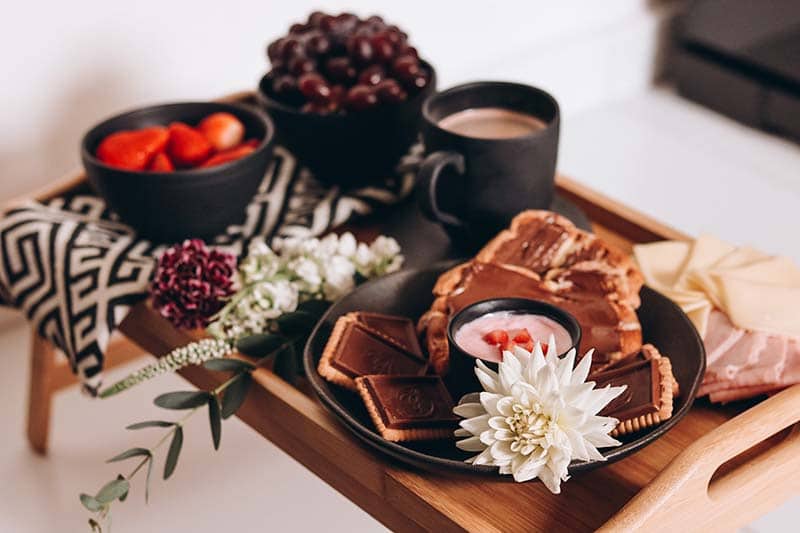 café da manhã Maju silva e Kaique costa