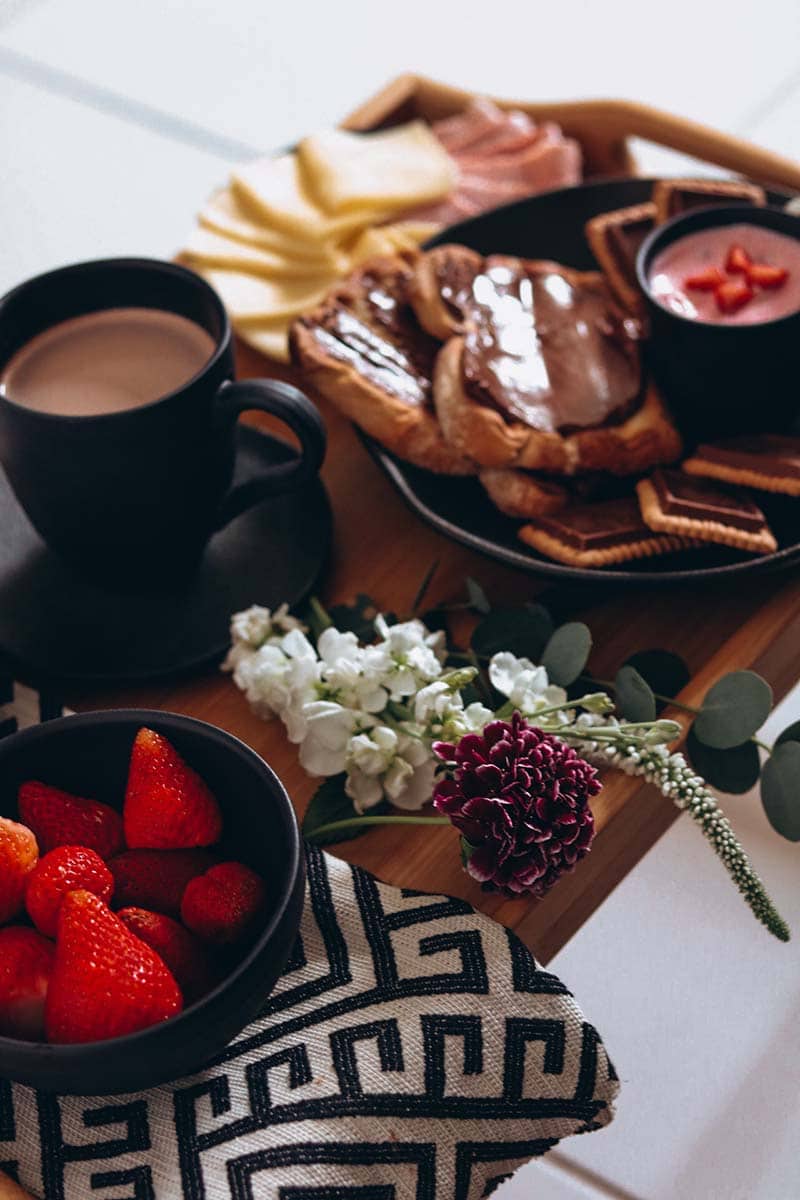 café da manhã Maju Silva e Kaique Costa