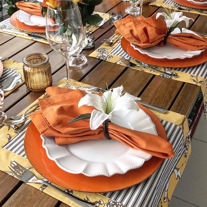 decoração com flores