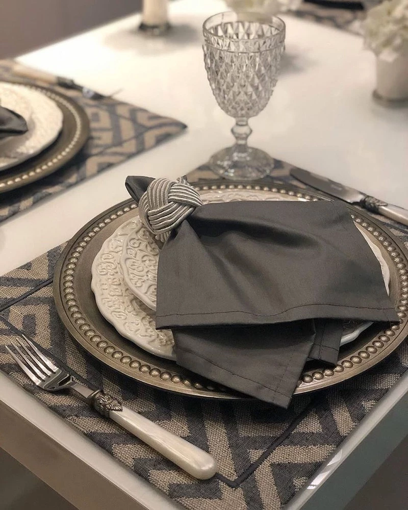 decoração prateada