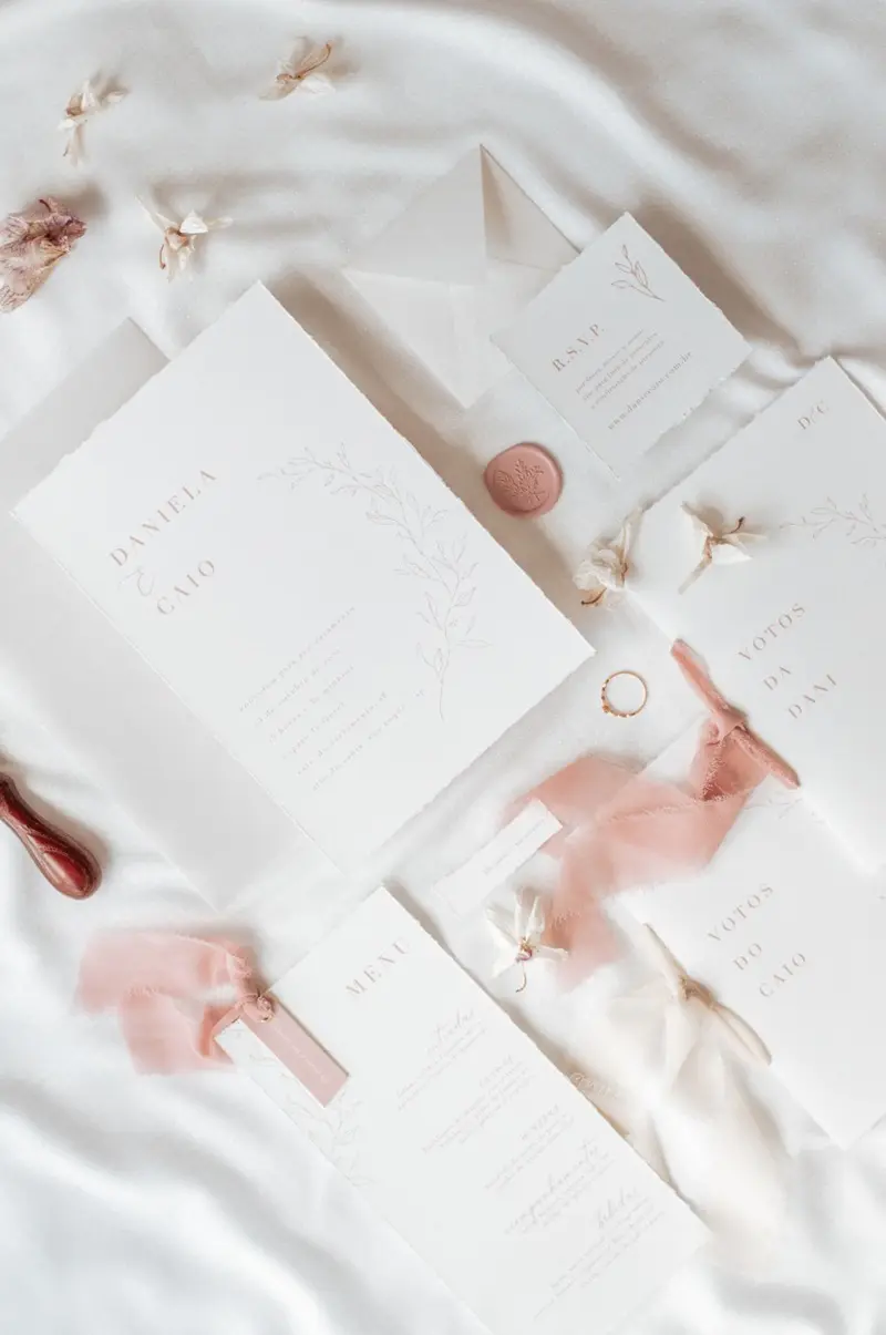 papelaria de casamento votos