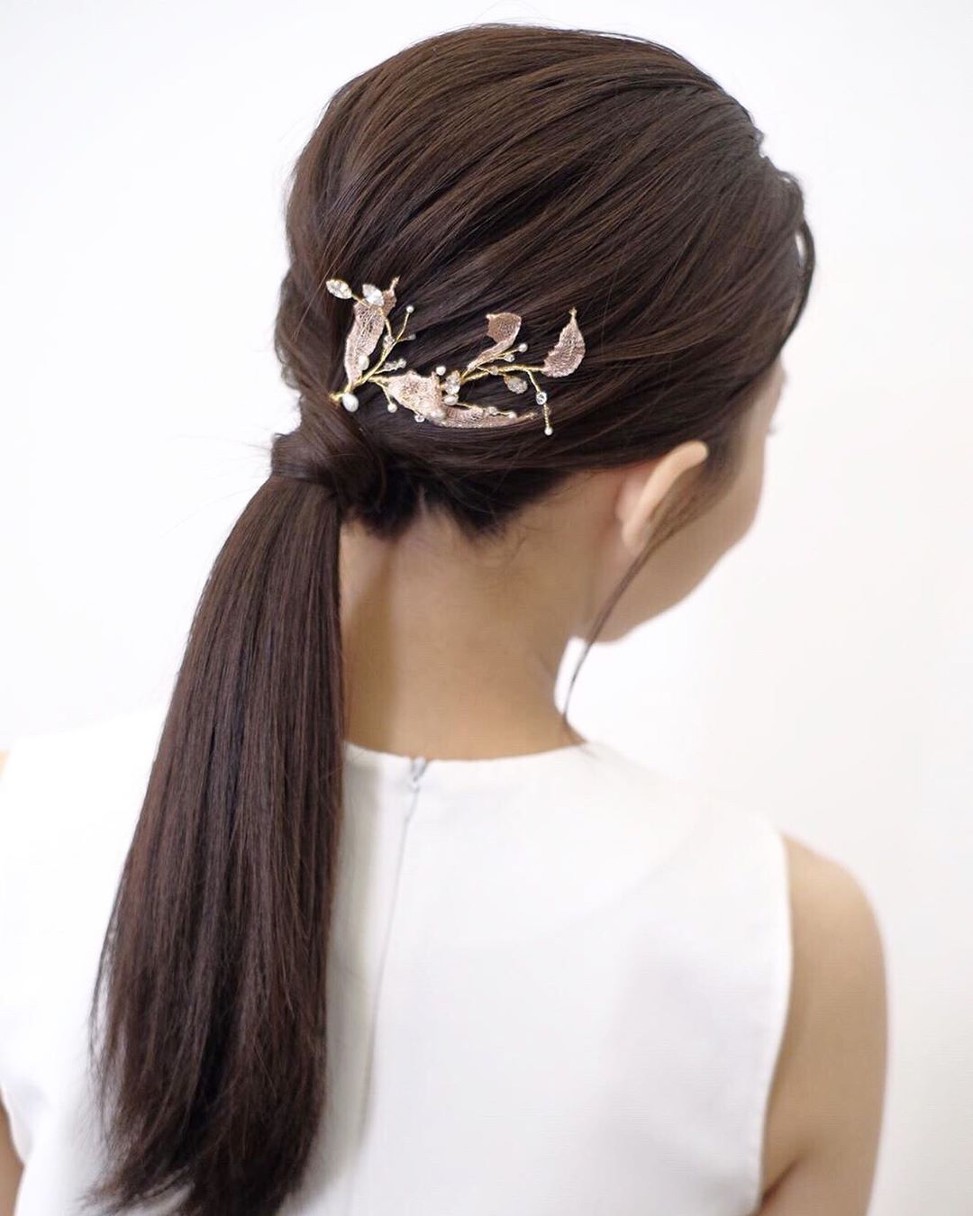 penteado para noiva rabo de cavalo texturizado