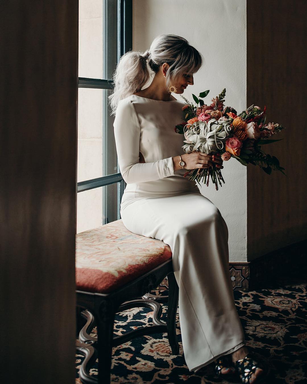 penteado para noiva rabo de cavalo alto glamouroso