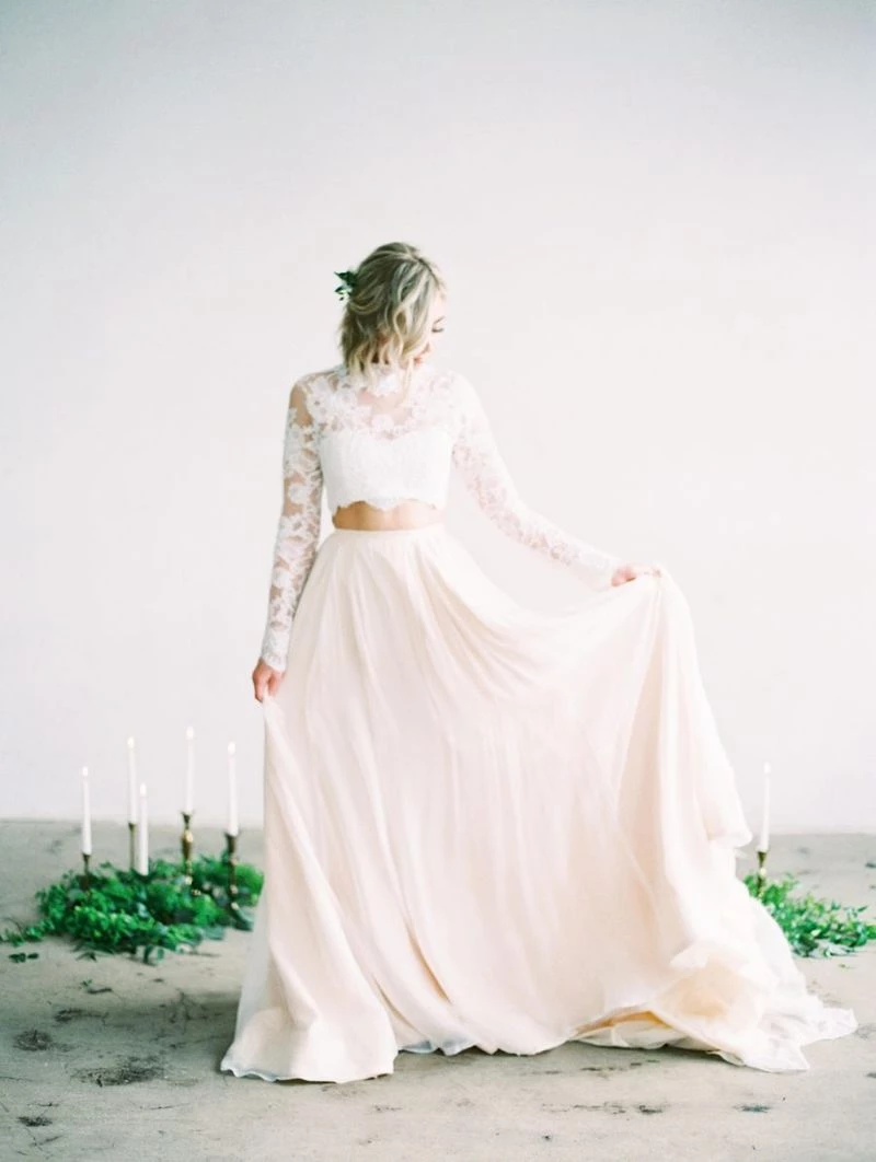 top-cropped-rendado-para-noiva