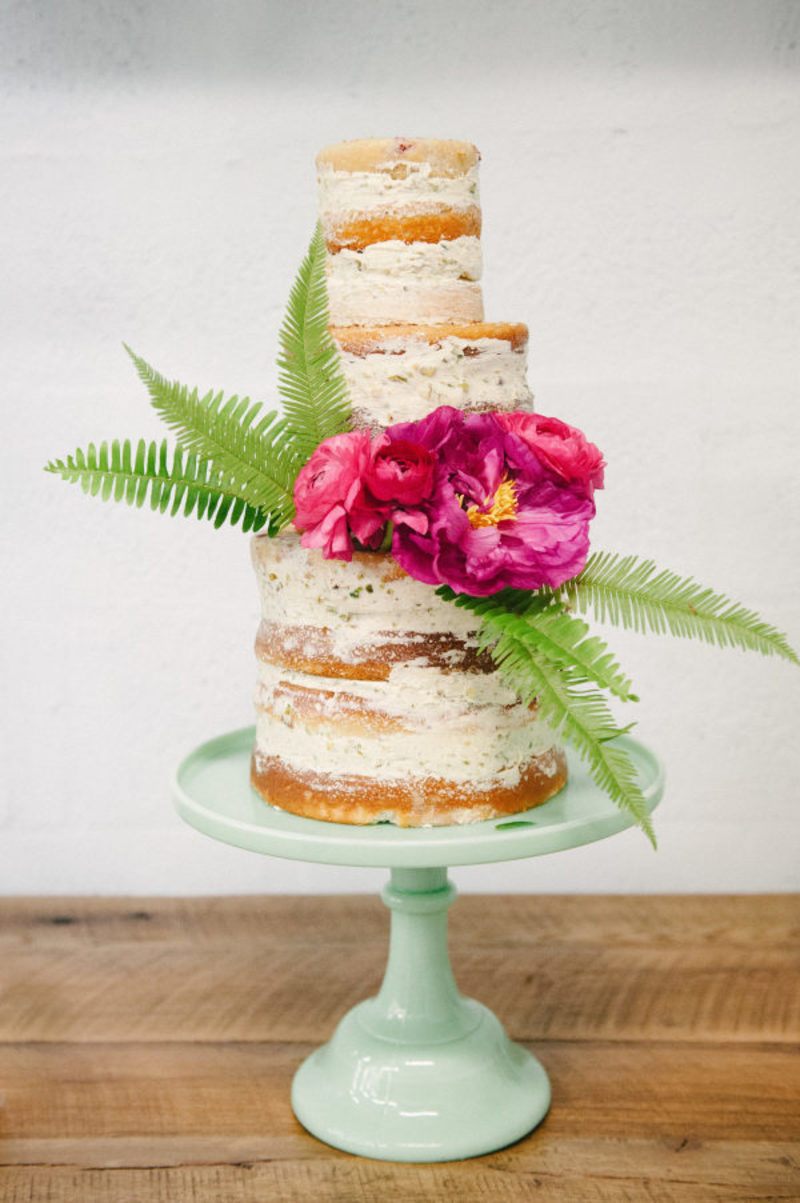 Samambaia na decoração de casamento 