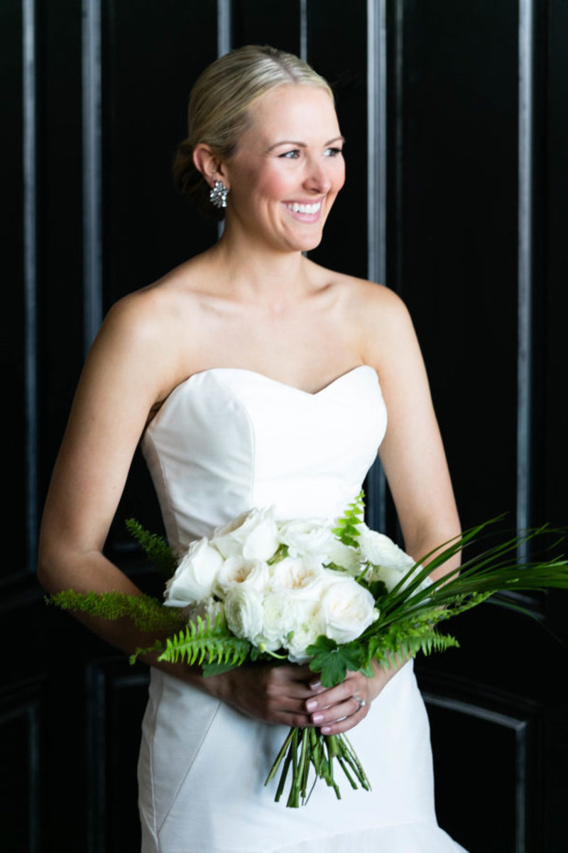 Samambaia na decoração de casamento 