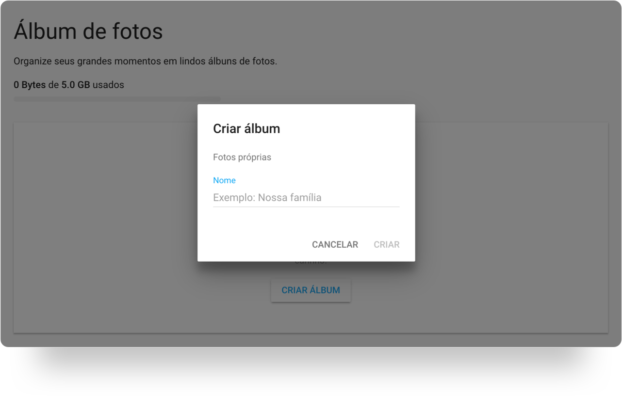 Seu amigo seu fotógrafo iCasei - visualização no painel de controle