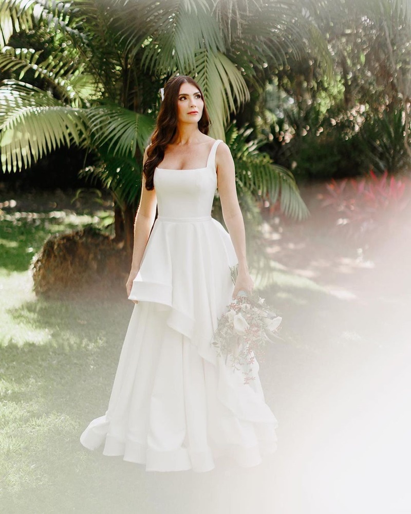 Cortes e modelagens de vestido de noiva 2025