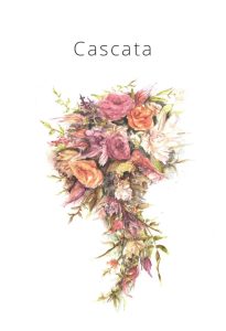 buquê de noiva cascata imponente