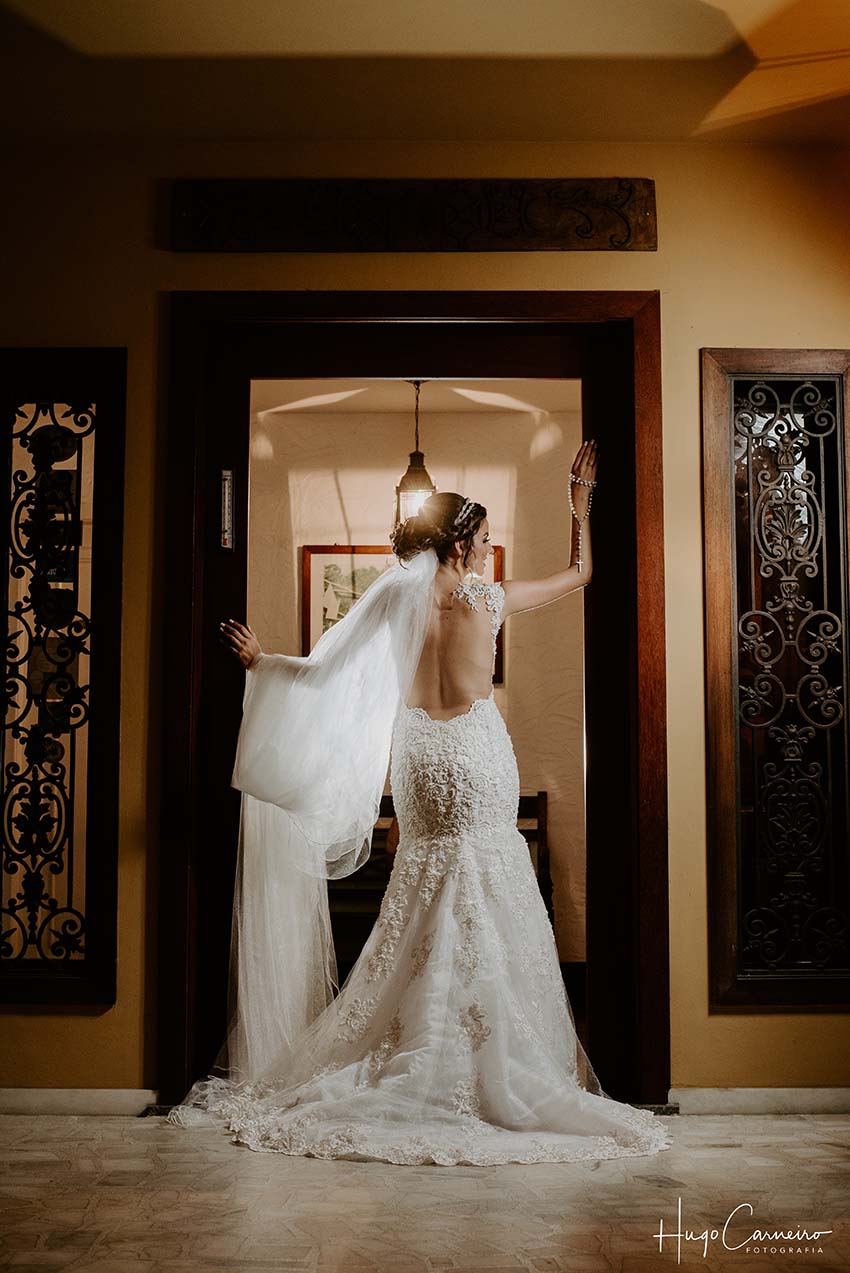 vestido de noiva casamento tradicional Tatiane e Pedro