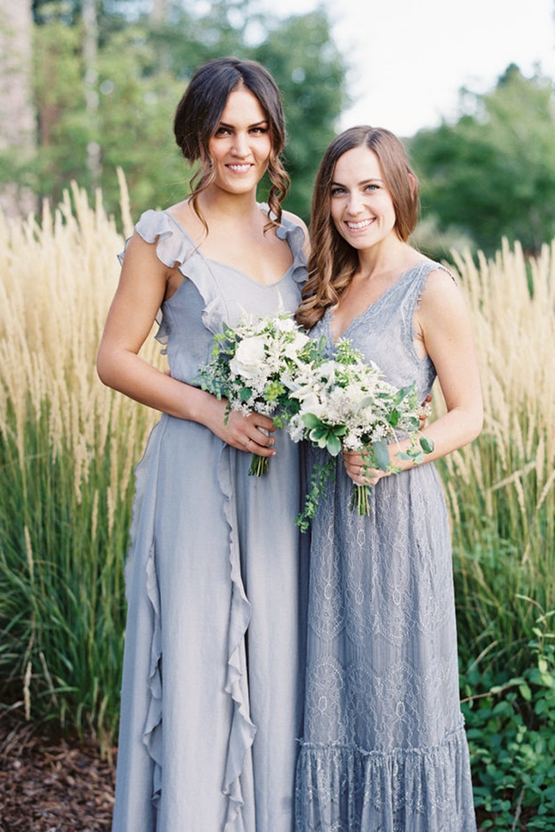 Vestido de madrinha de casamento à noite