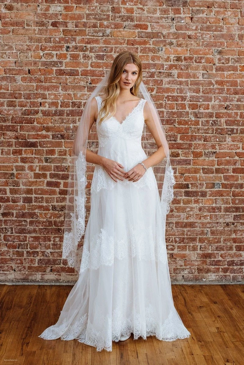 vestido de noiva corte império David's Bridal