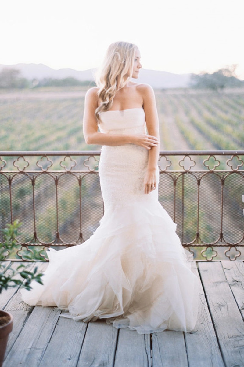 vestido de noiva sereia moderno