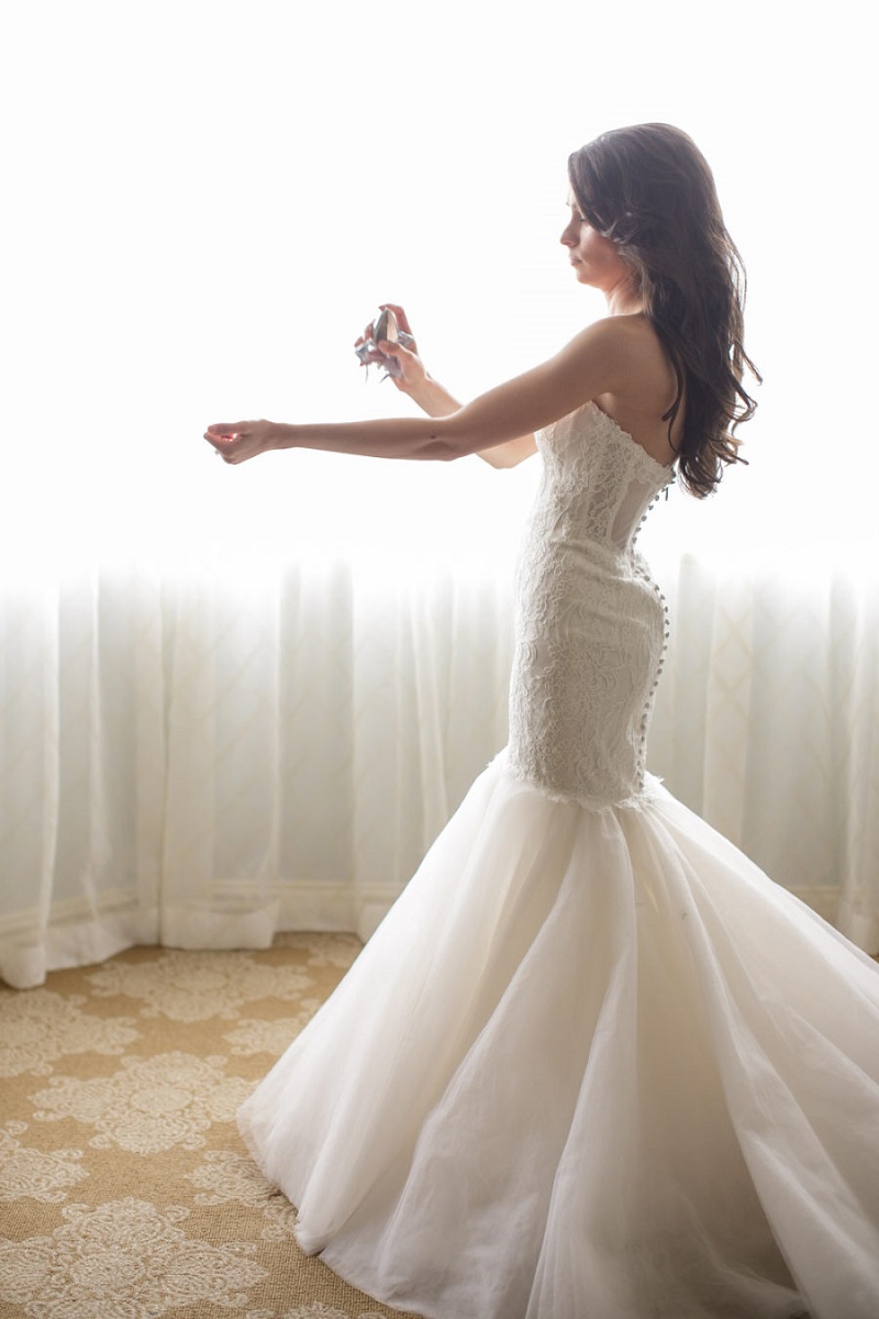 vestido de noiva sereia romântico