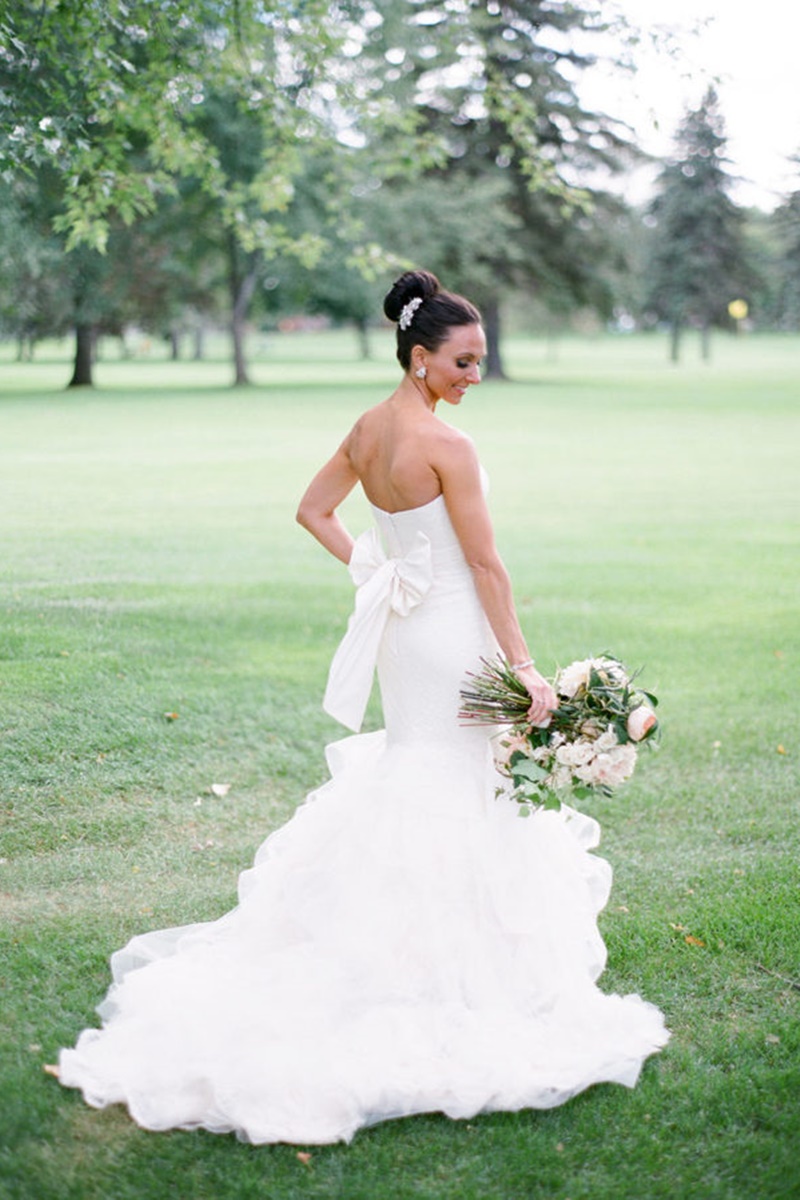 vestido de noiva sereia luxuoso