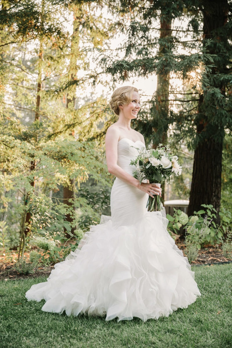 vestido de noiva sereia elegante e sofisticado