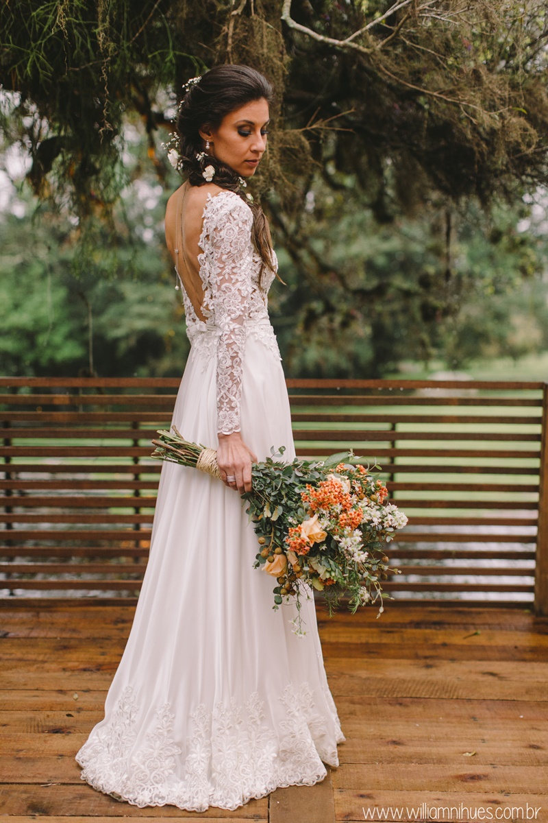 vestido de noiva vintage e boho chic