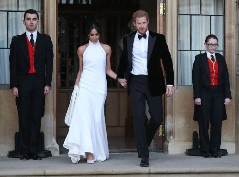 vestido de noiva decote halter meghan markle