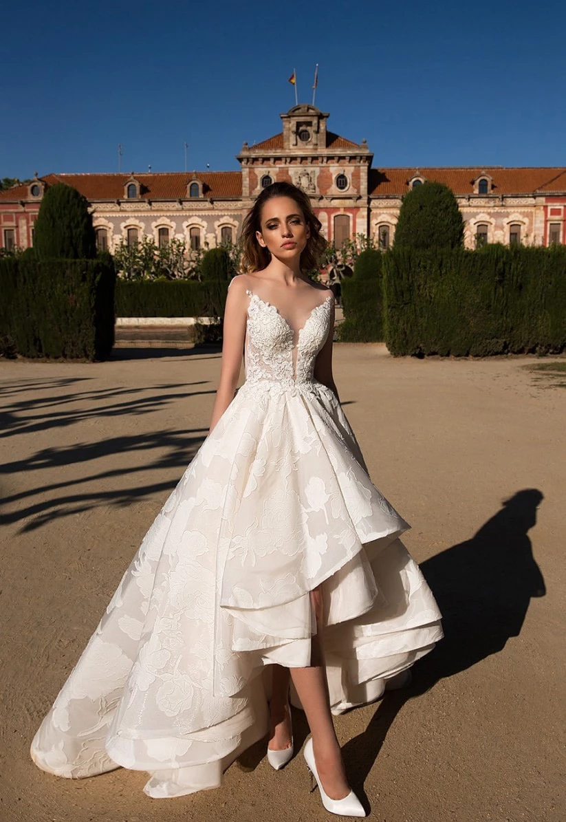 vestido de noiva mullet Ida Tores