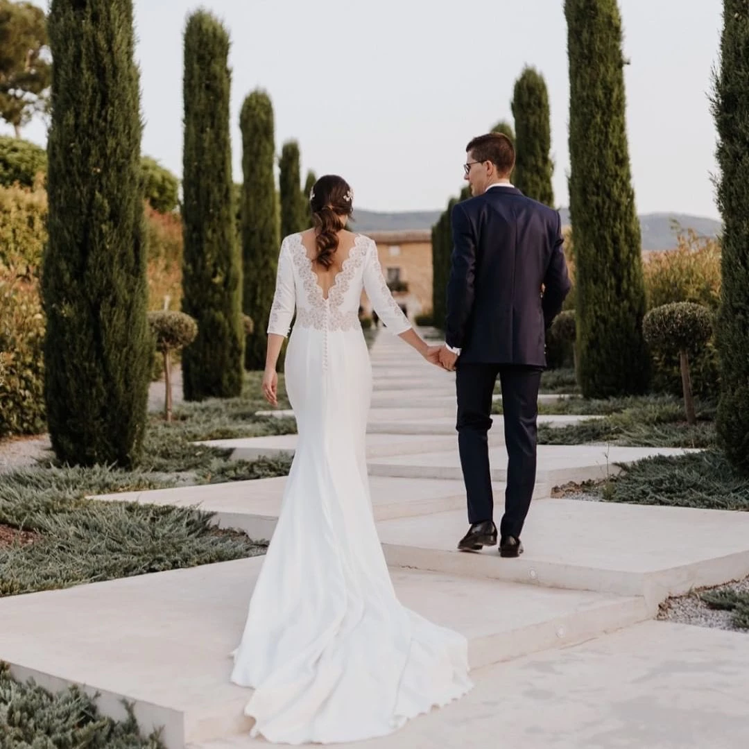 vestido de noiva semi-sereia plus size