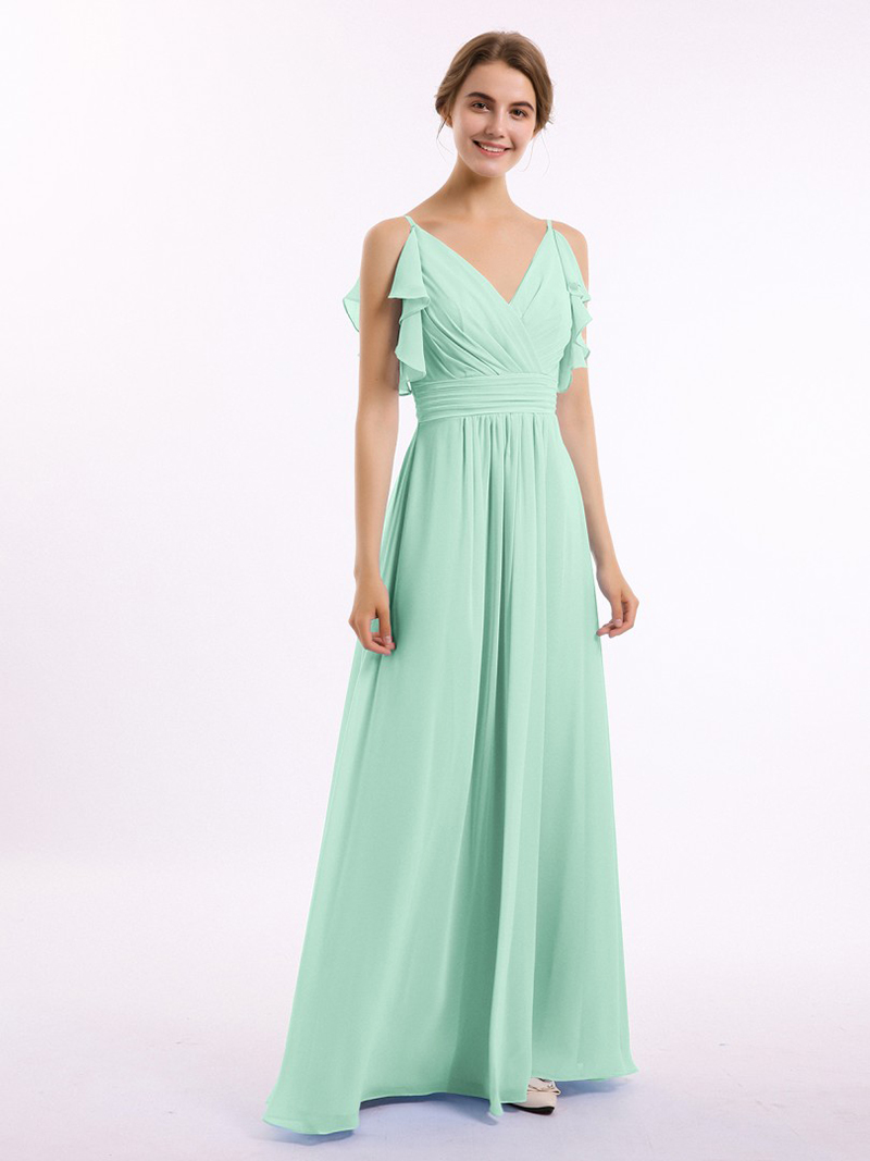 vestido verde menta para madrinhas